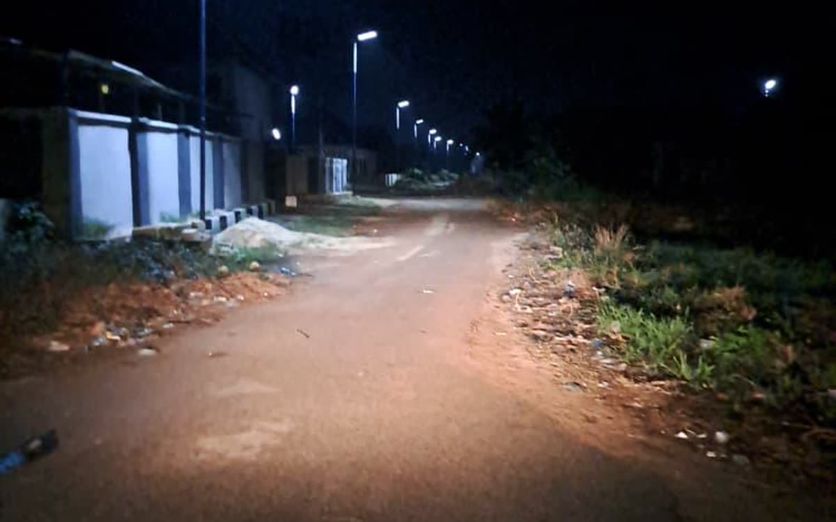 Solar Street Lighting, Bori Road, Otefe