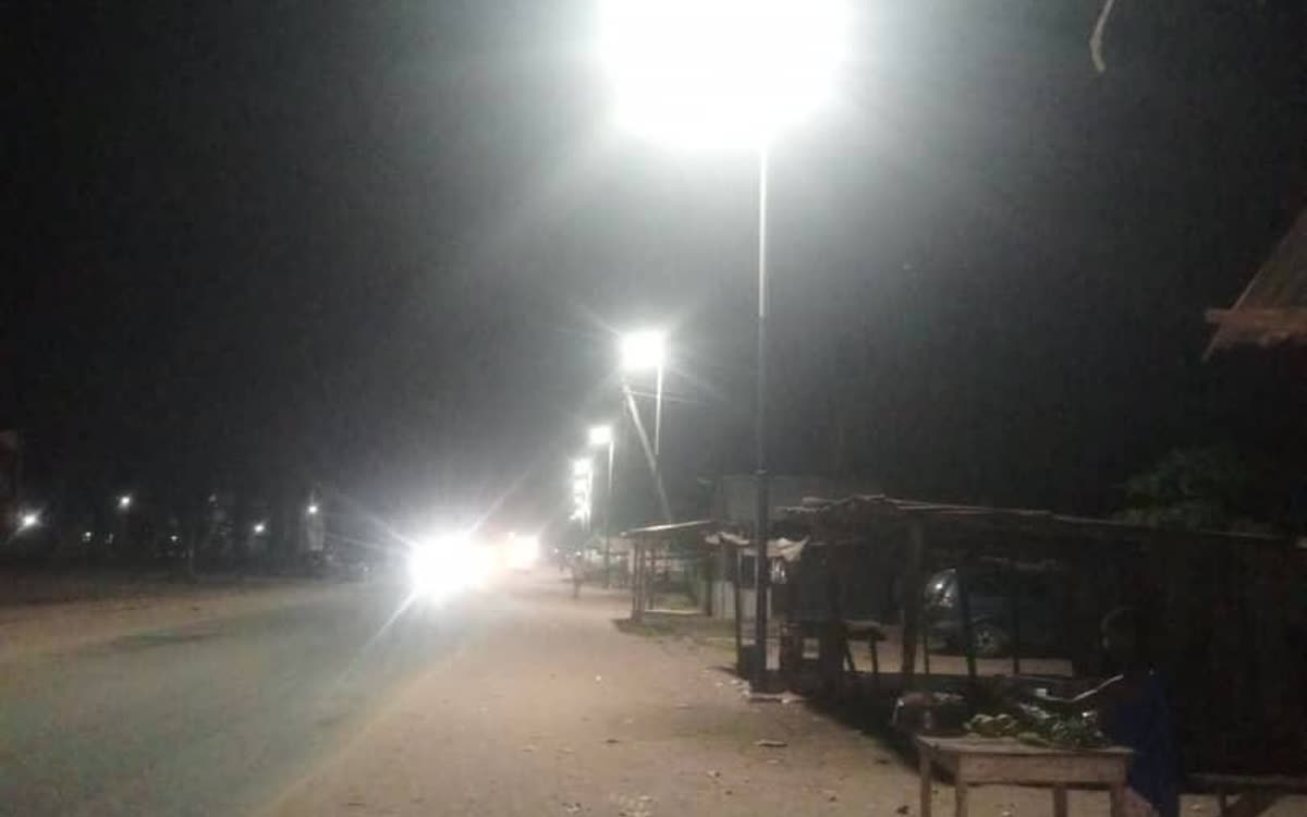 Solar Street Lighting, Koroki Community