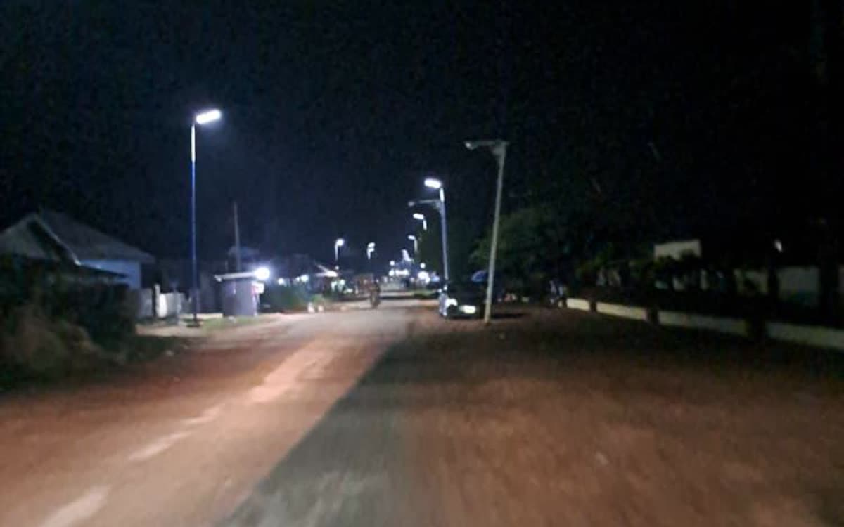 Solar Street Lighting, Oghara Junction