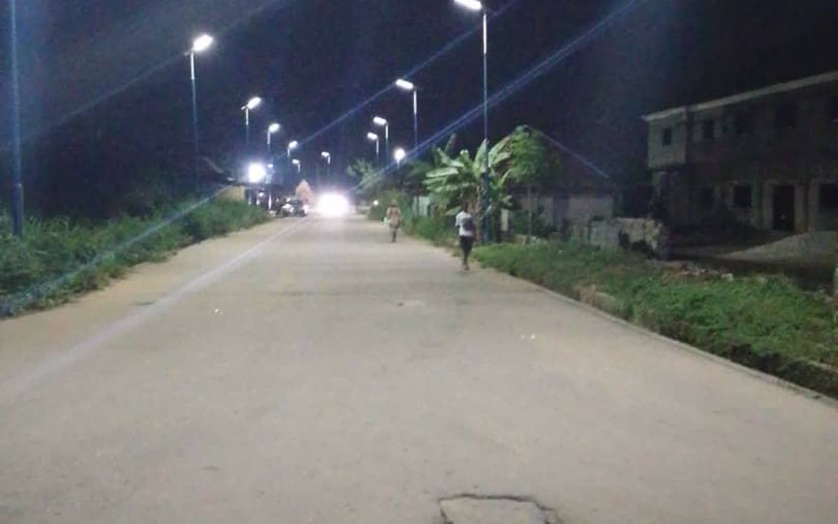 Solar Street Lighting, Chief Kpateghe Road, Ogharefe